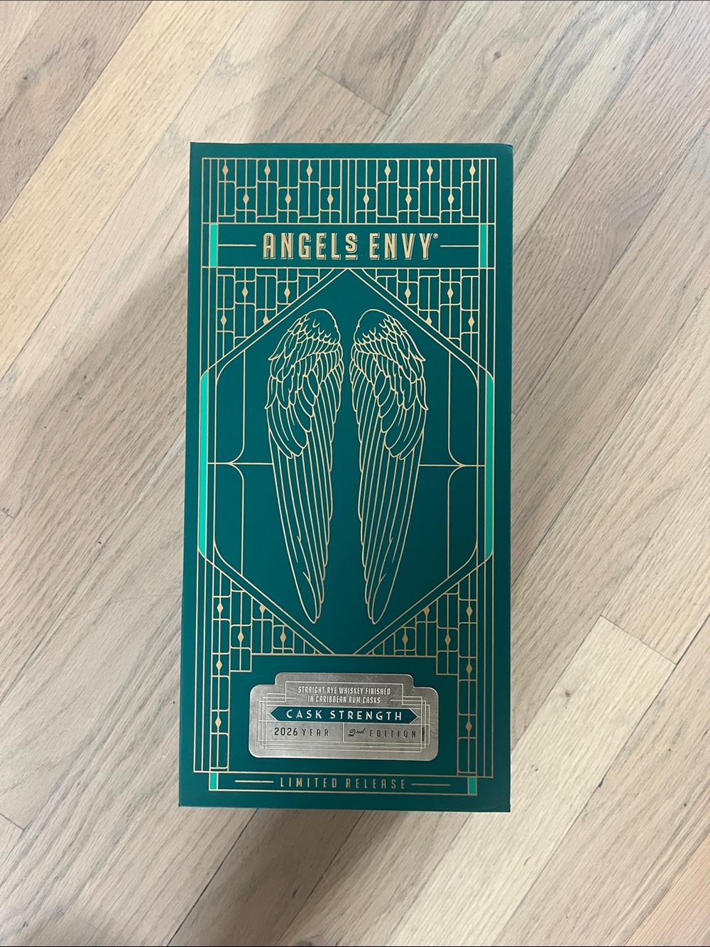 Angels Cask Strength Limited Release – Green & Gold Gift Box